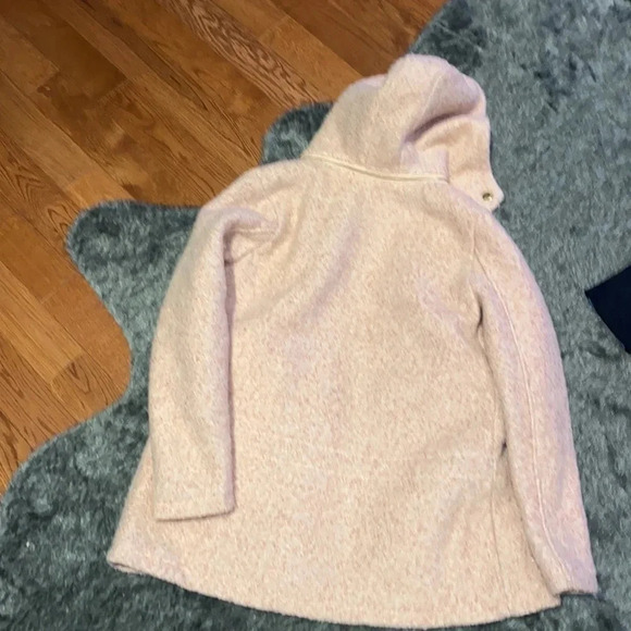 Liu Yuan Fashion Y2K  Pink Tweed Coat hoodie Sz M - Picture 5 of 12